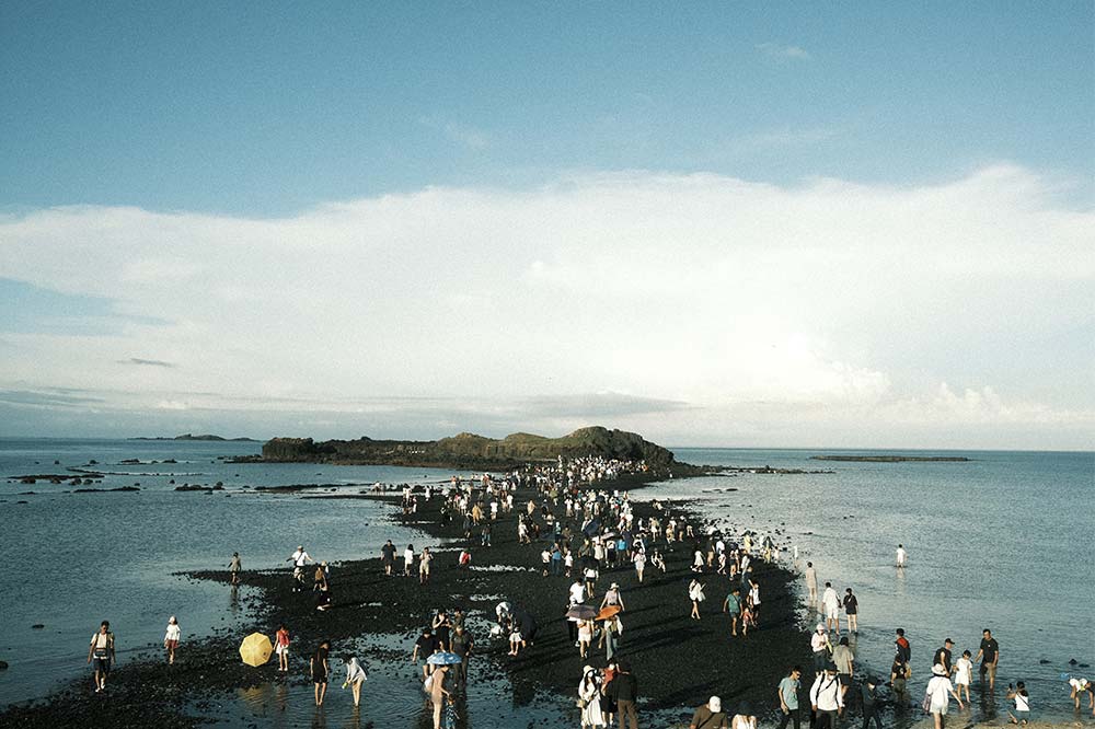 澎湖奎壁山摩西分海